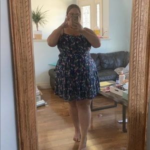 Blue floral old navy dress